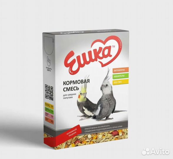 Купить корм для попугаев