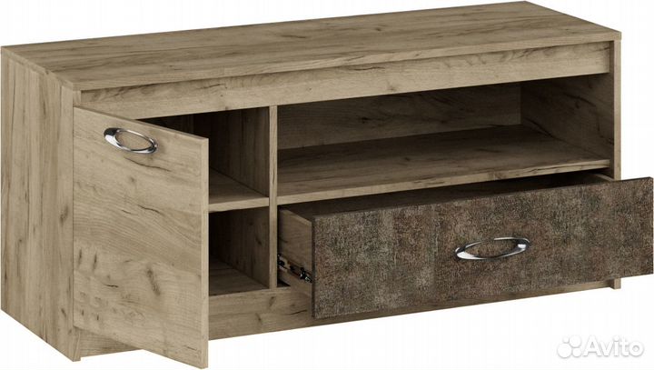 Дакота Тумба для тв лдсп Серый Крафт