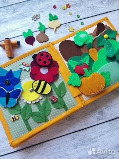 Фетровая книга Лисенок