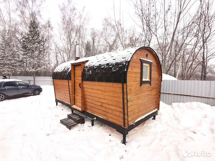 Баня бочка под ключ от производителя