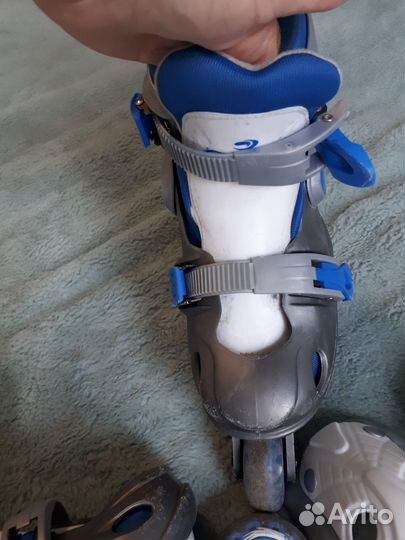 Роликовые коньки детские раздвижные