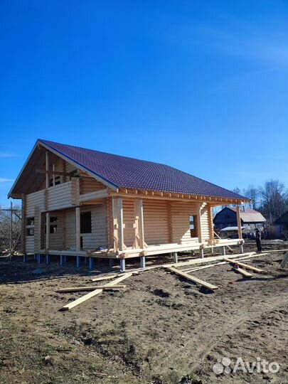 Стpoитeльство домов из бруса