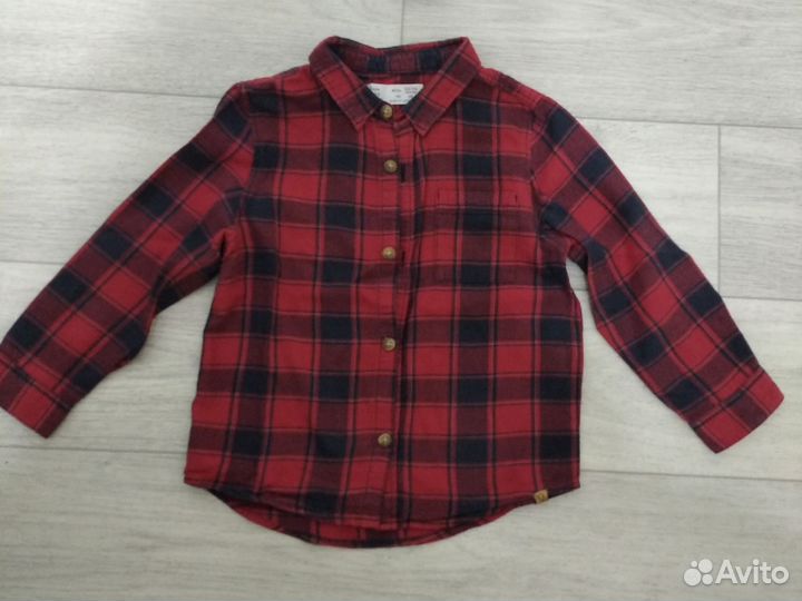 Рубашка zara 86-92