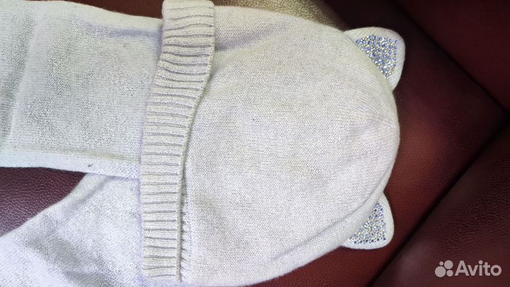 Комплект шапка и шарф для девочки Италия