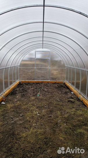 Теплица усиленная 6м поликарбонат,рассрочка,кредит