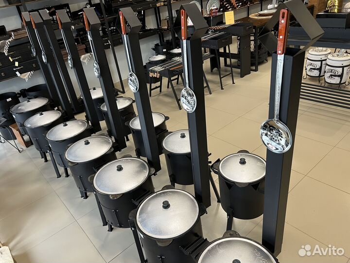 Чугунные казаны и печи под казан