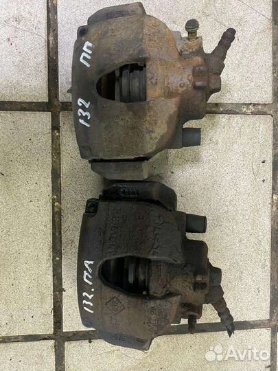 Суппорт тормозной передний renault megane 2