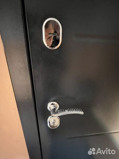 Дверь входная с зеркалом