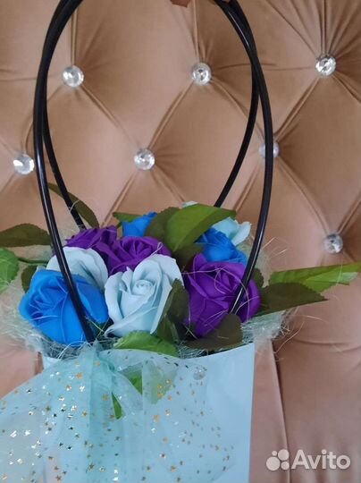 Букеты из мыльных цветов