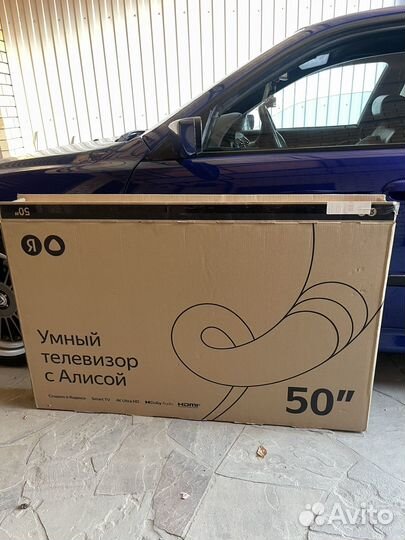 Новый телевизор Яндекс 50 диагональ с Алисой
