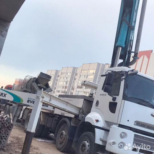 Бетон с доставкой в миксерах