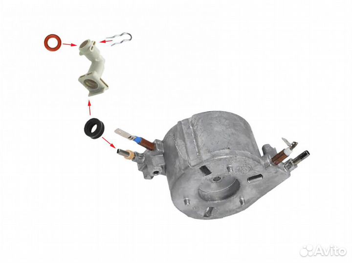 Ремкомплект для термоблока кофемашины delonghi