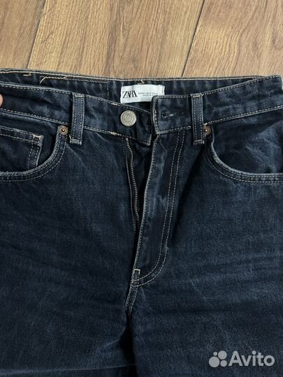 Прямые джинсы zara 34 женские
