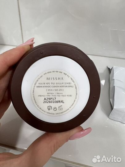 Тональный крем кушон для лица Missha Magic Cushion