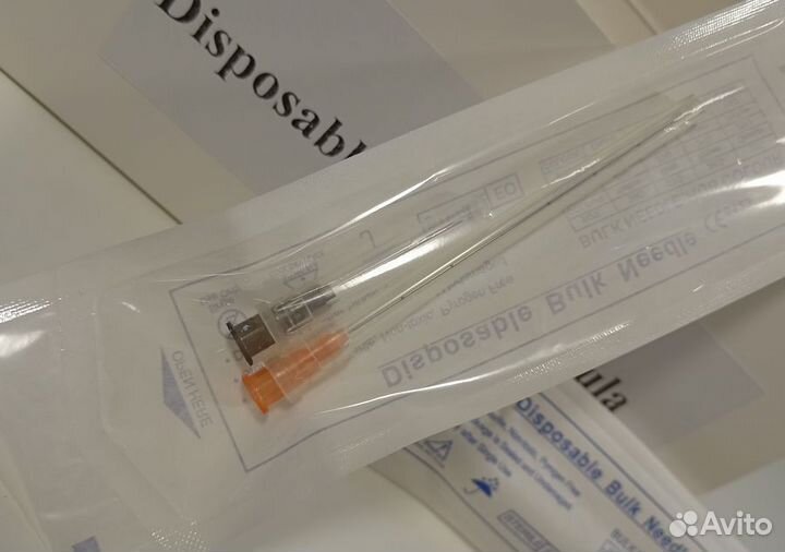 Канюля для контурной пластики 25G70 (игла в компле