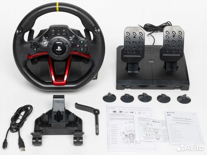 Игровой руль hori racing wheel apex