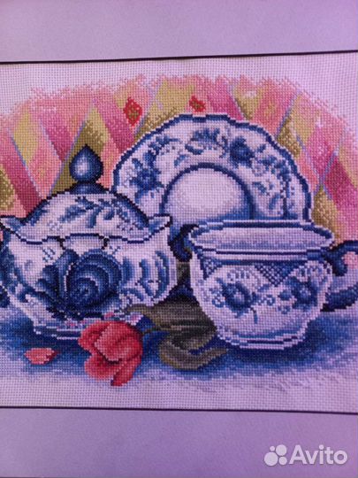 Картина вышитая крестом