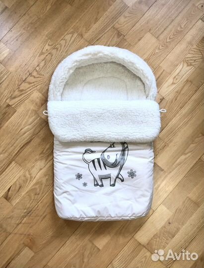 Конверт зимний овчина