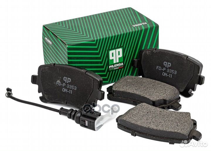 Колодки торм. задн. FD-P3353 pilenga