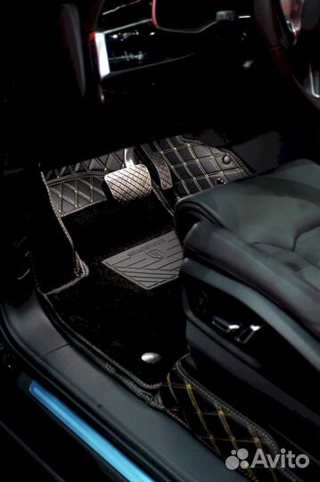 3D коврики из экокожи Audi