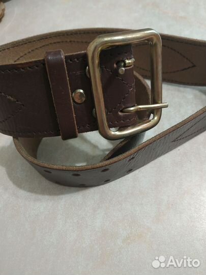 Ремень мужской кожаный
