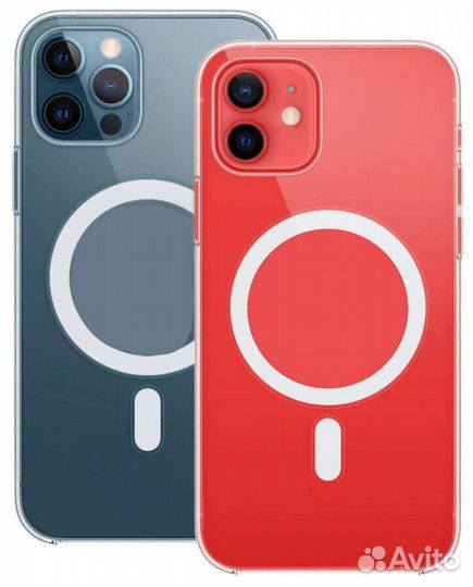 Чехол для iPhone clear case magsafe