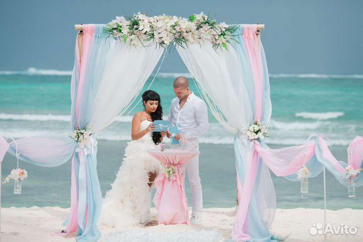 Органза для украшения зала цветы и прочее