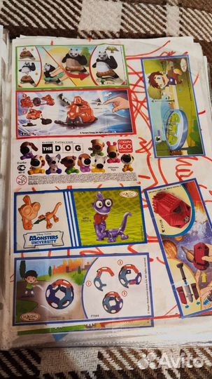 Вкладыши от киндеров #3