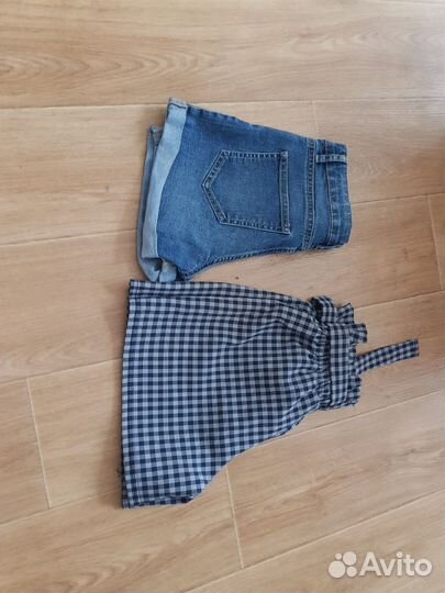 Шорты джинсовые для девочки 11-12 лет рост 152-158