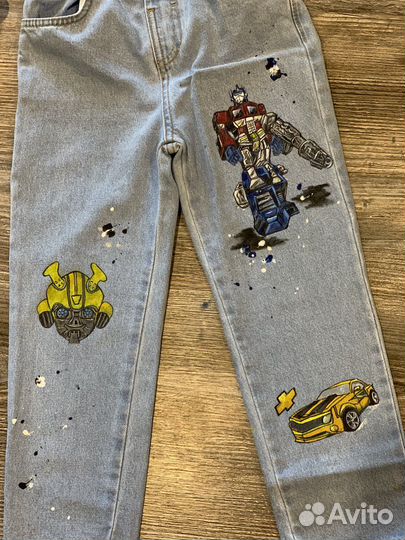 Роспись одежды (куртки, джинсы, худи)