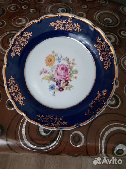 Винтажная фарфоровая тарелка, кувшин за 1500