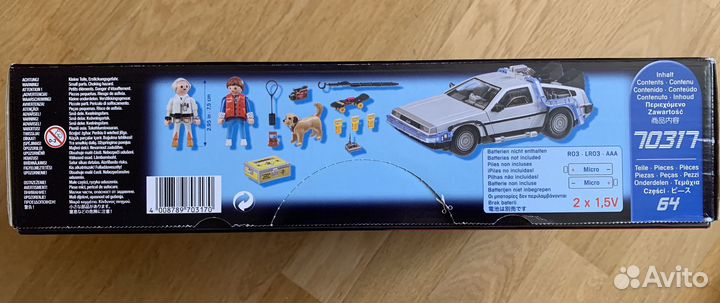 Назад в Будущее Конструктор Playmobil Delorean