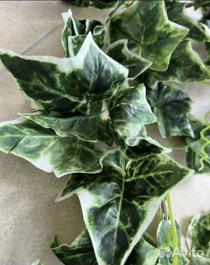 Искусственная зелень для декора плющ лиана