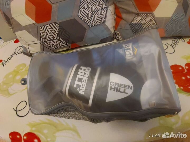 Боксерские перчатки Green Hill защита Everlast