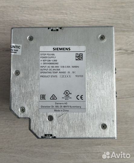 Модуль питания Siemens