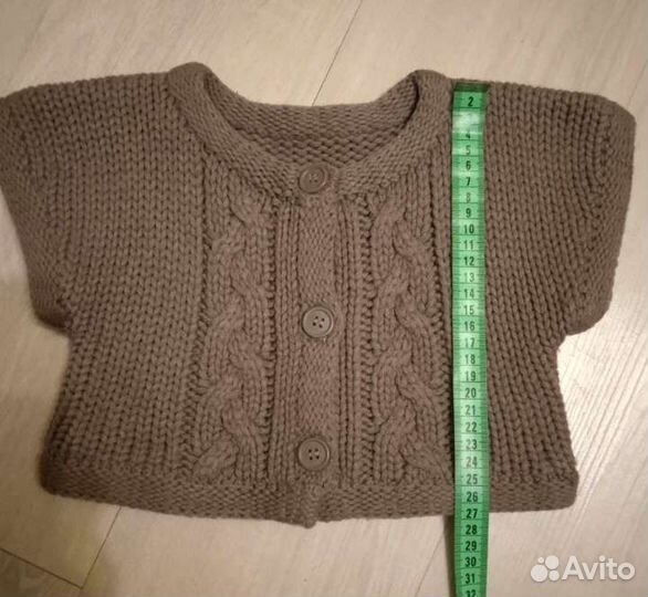 Рубашка + жилетка р. 92