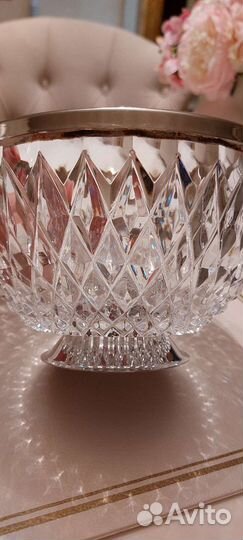 Ваза хрустальная на ножке СССР