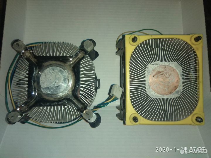 Кулер с радиатором процессорный, динамики сис