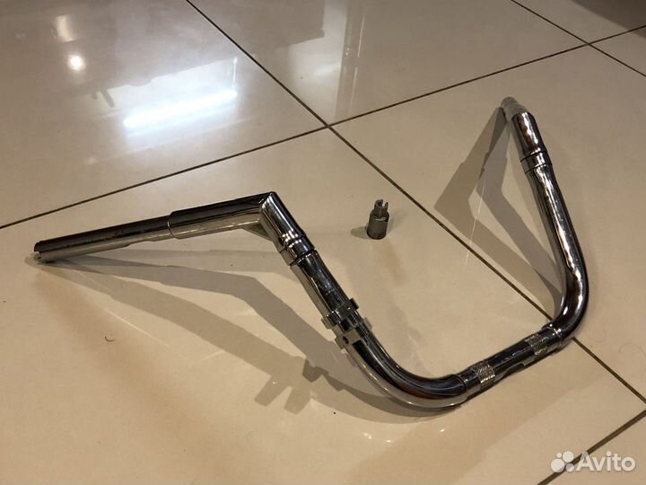 Руль на мотоцикл (регулируемый+скрытая проводка)