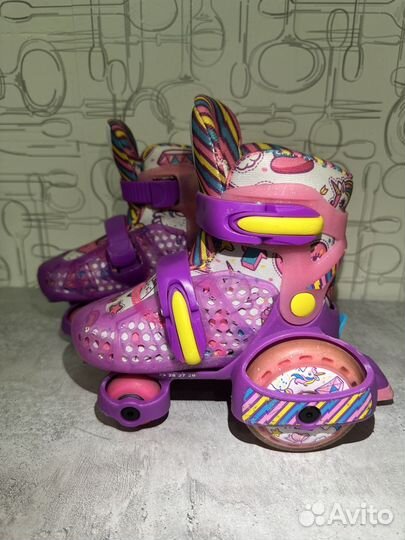 Ролики раздвижные Rush Action 26-29