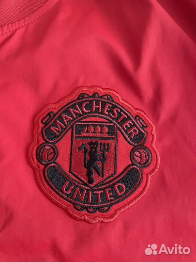 Куртка бомбер adidas манчестер юнайтед