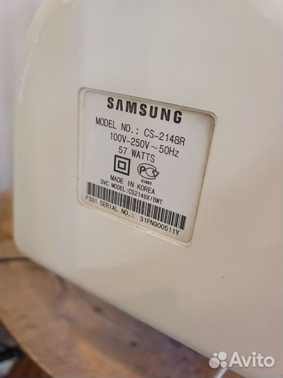 Телевизор samsung cs-2148r работает