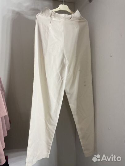 Брюки палаццо женские XXS-XS бежевые