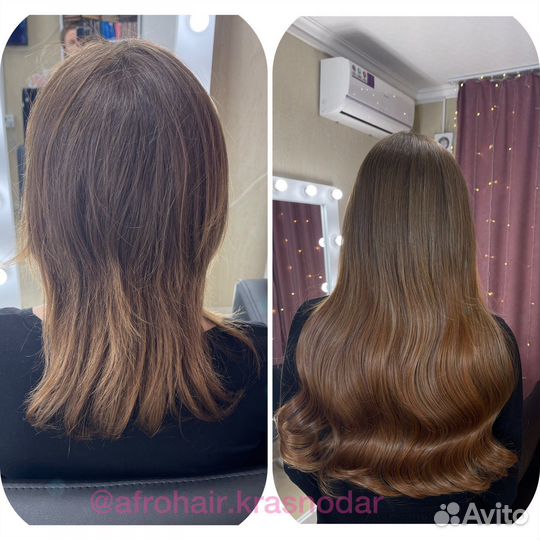 Афронаращивание Наращивание волос