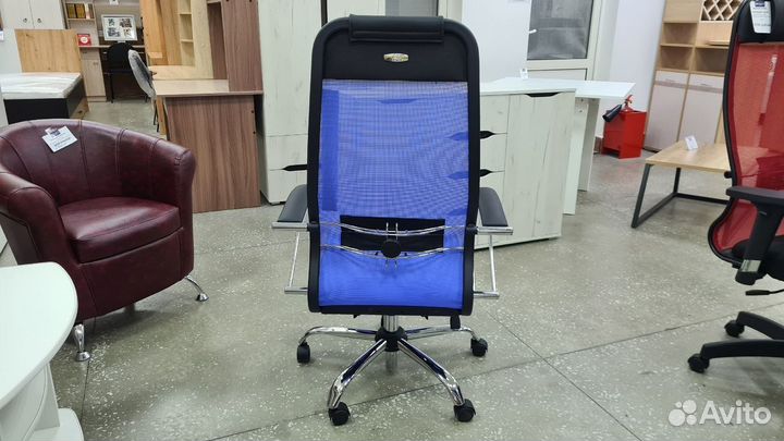 Офисное кресло metta комплект 4 васильковый