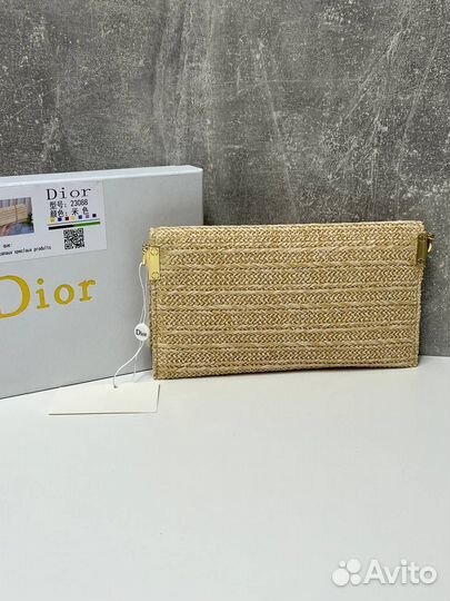 Клатч плетеный Dior