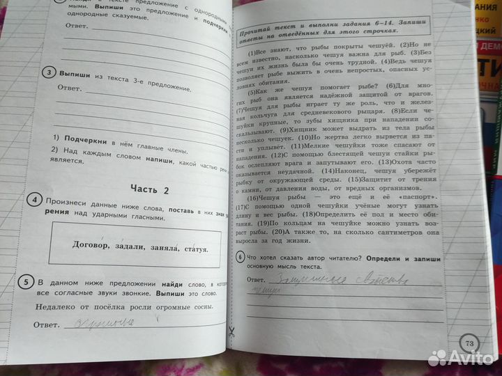 Комплект учебников по ВПР 4 кл. 25 заданий