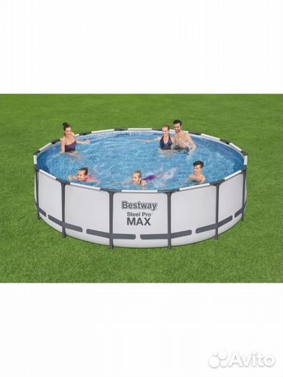 Бассейн 427х107 + фильтр+лестница Bestway 56950