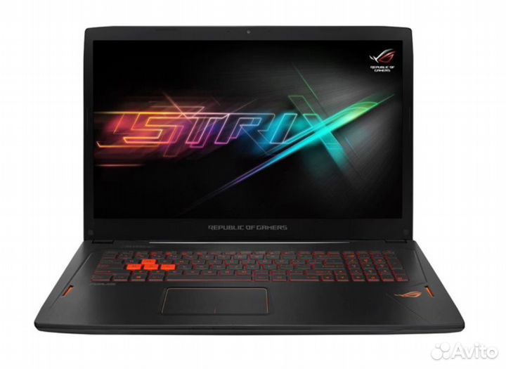 Asus 17.3/75 i7-7700HQ 4я8п GTX1060/6 12Гб SSD+HDD
