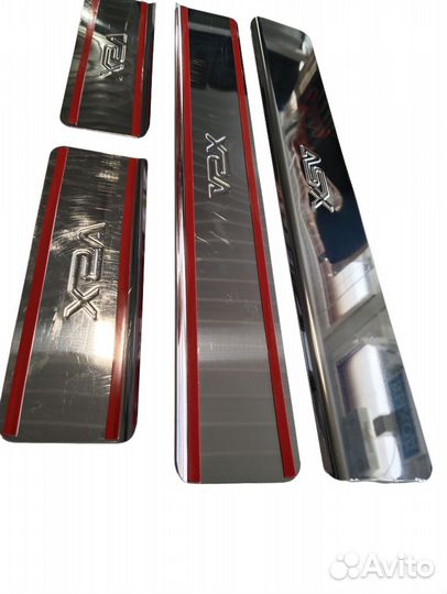 Накладки на пороги Mitsubishi ASX (с 2010 г.в)